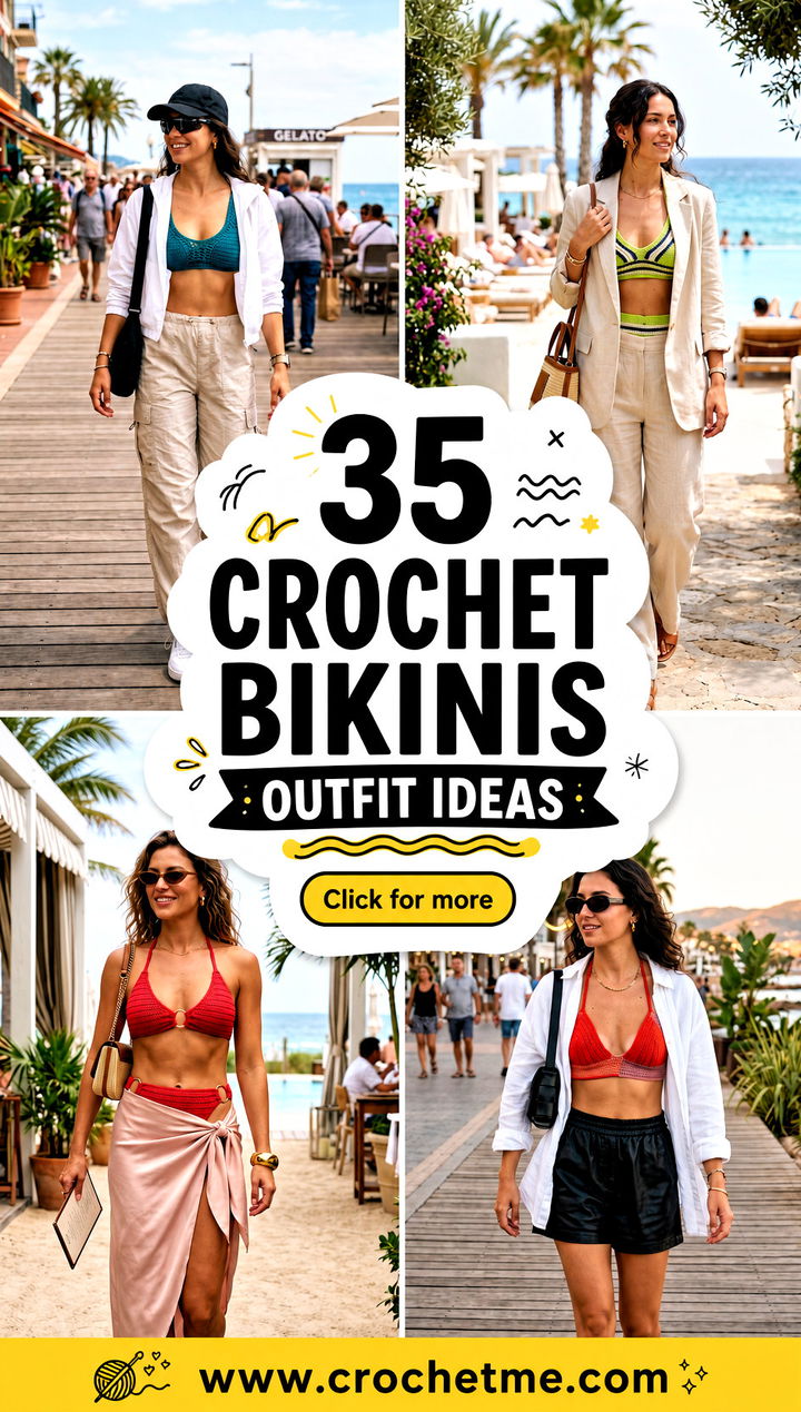 35 crochet bikinis outfit ideas - 35 crochet bikinis outfit ideas