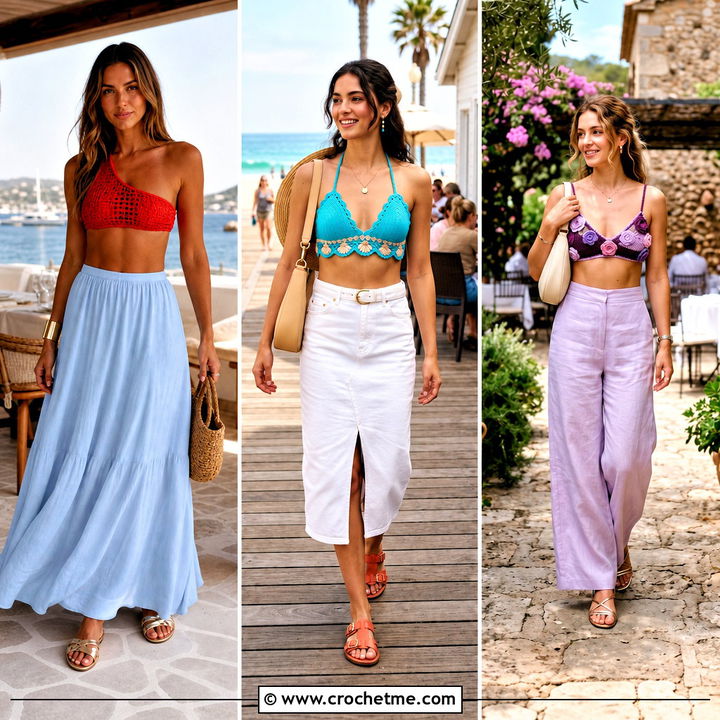 35 Crochet Bikinis Top Outfit Ideas for Chic Beach Days