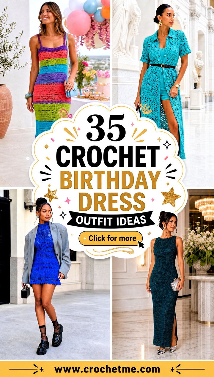 35 crochet birthday dress outfit ideas - 35 crochet birthday dress outfit ideas