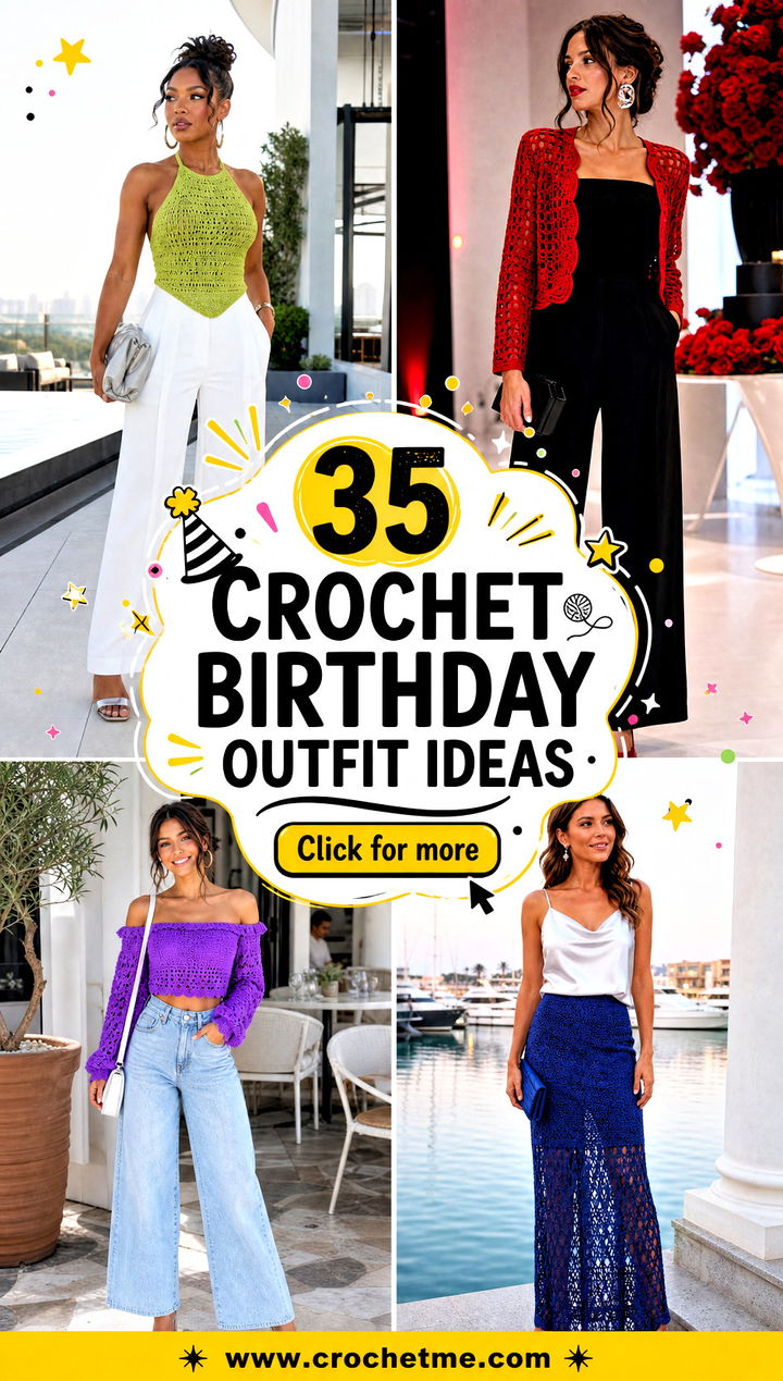 35 crochet birthday outfit ideas - 35 crochet birthday outfit ideas