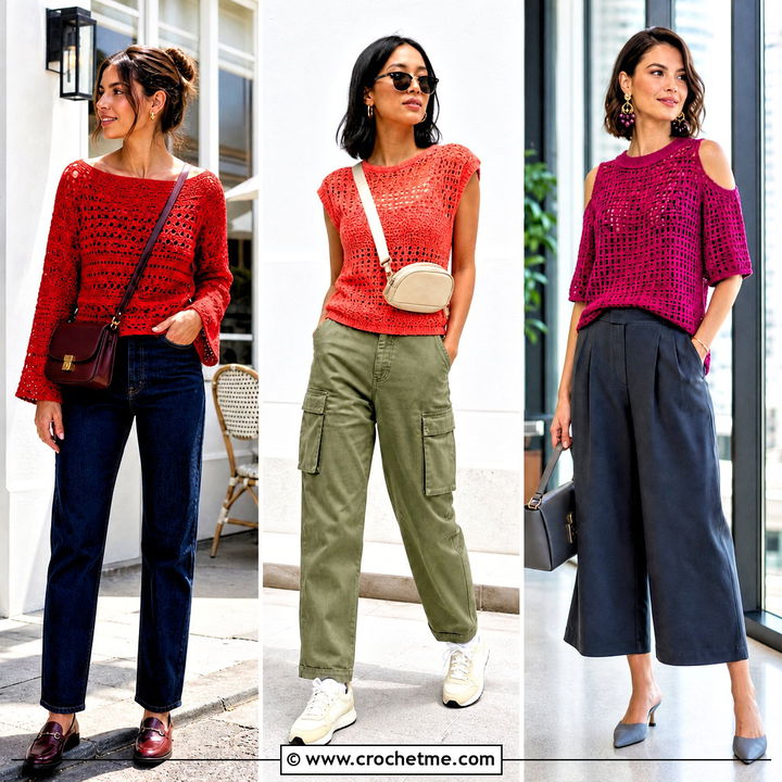 35 Crochet Blouse for Women Outfit Ideas for Chic Everyday Style