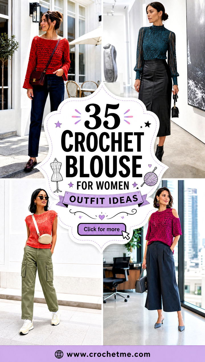 35 crochet blouse for women outfit ideas - 35 crochet blouse for women outfit ideas