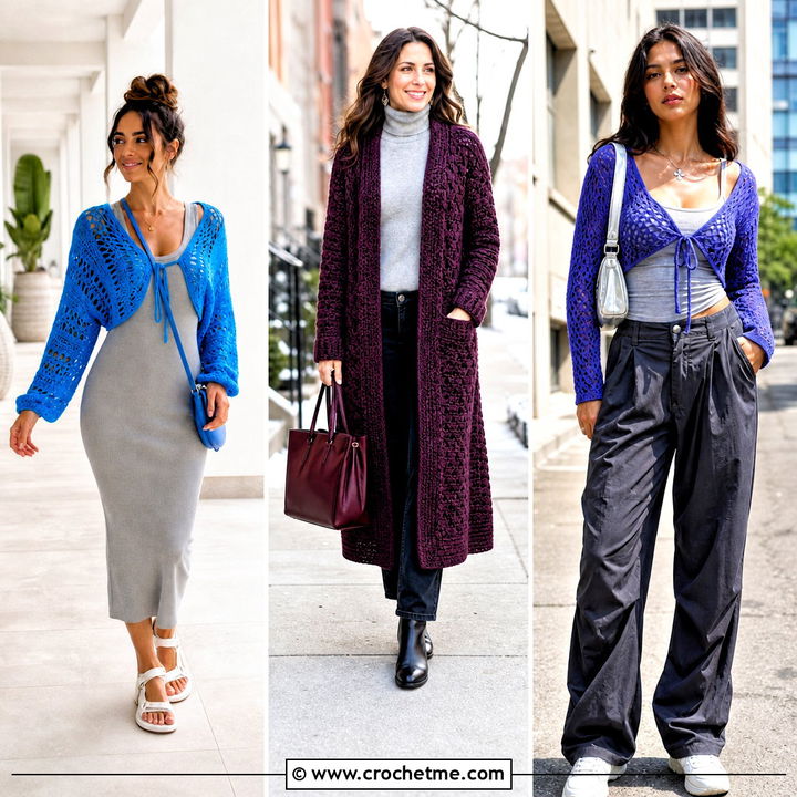 35 Crochet Boho Cardigan Outfit Ideas for Free-Spirited Layering
