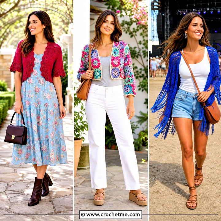 35 Crochet Bolero Outfit Ideas for Chic Layering in Every Season