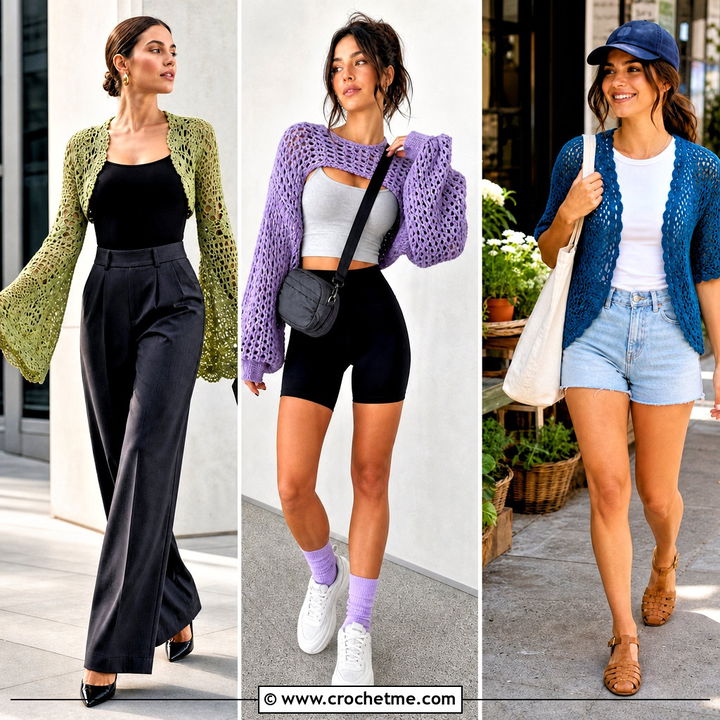 35 Crochet Bolero Shrug Outfit Ideas for Chic Layered Style