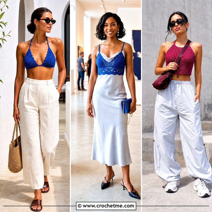 35 Crochet Bra Outfit Ideas for Confident Festival Style
