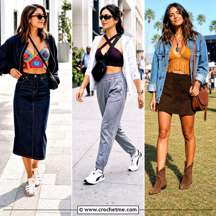 35 Crochet Bralette Outfit Ideas for Effortless Summer Style