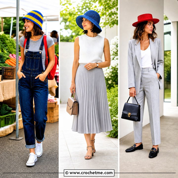 35 Crochet Brim Hat Outfit Ideas for Breezy Summer Style