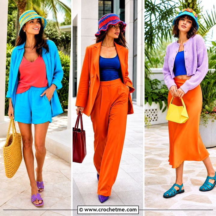 35 Crochet Bucket Hat Outfit Ideas for Playful Summer Style