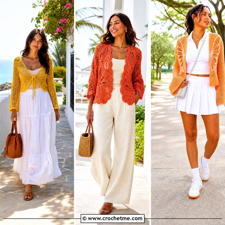 35 Crochet Butterfly Cardigan Outfit Ideas for Dreamy Spring Style