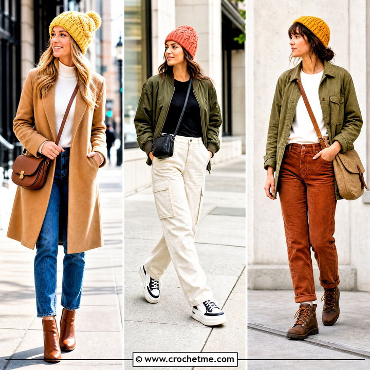 35 Crochet Cable Hat Outfit Ideas for Timeless Winter Style