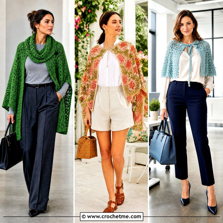 35 Crochet Cape Outfit Ideas for Chic, Layered Fall Style