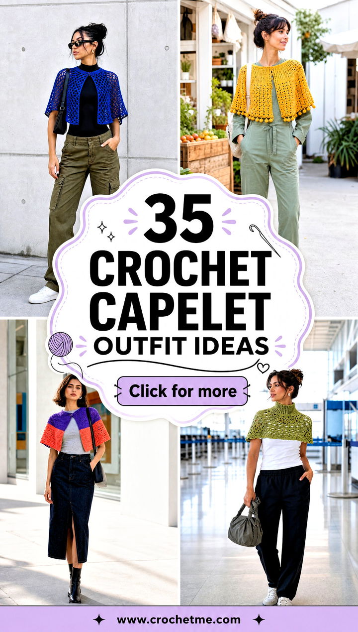 35 crochet capelet outfit ideas - 35 crochet capelet outfit ideas