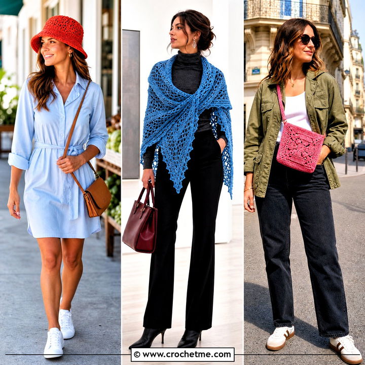 35 Crochet Clothes and Accessories Outfit Ideas for Fresh Style