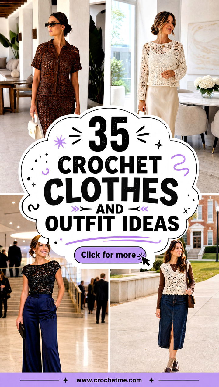 35 crochet clothes and outfit ideas - 35 crochet clothes and outfit ideas