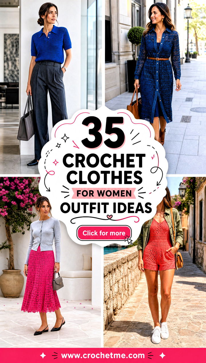 35 crochet clothes for women outfit ideas - 35 crochet clothes for women outfit ideas