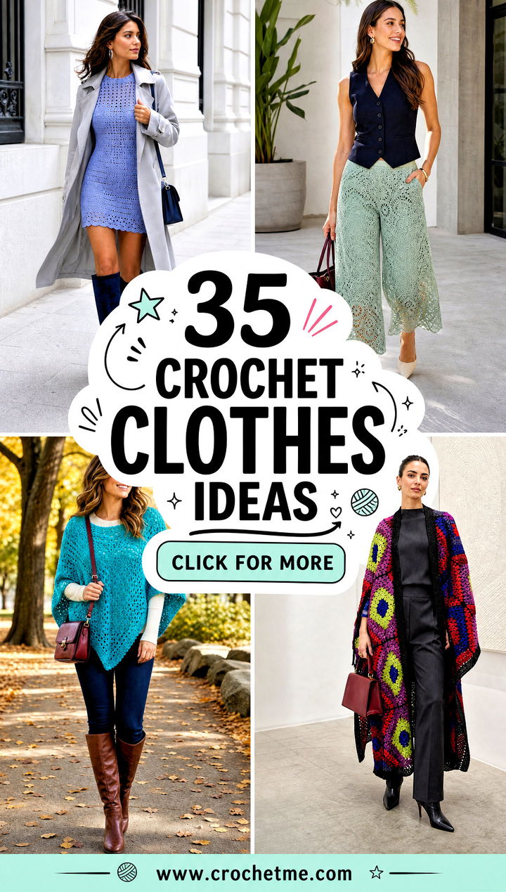 35 crochet clothes ideas - 35 crochet clothes ideas