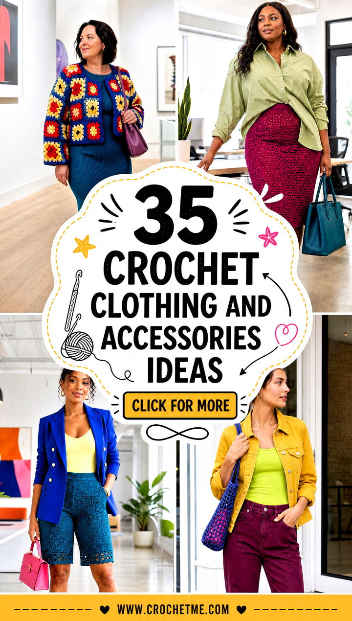 35 crochet clothing and accessories ideas - 35 crochet clothing and accessories ideas