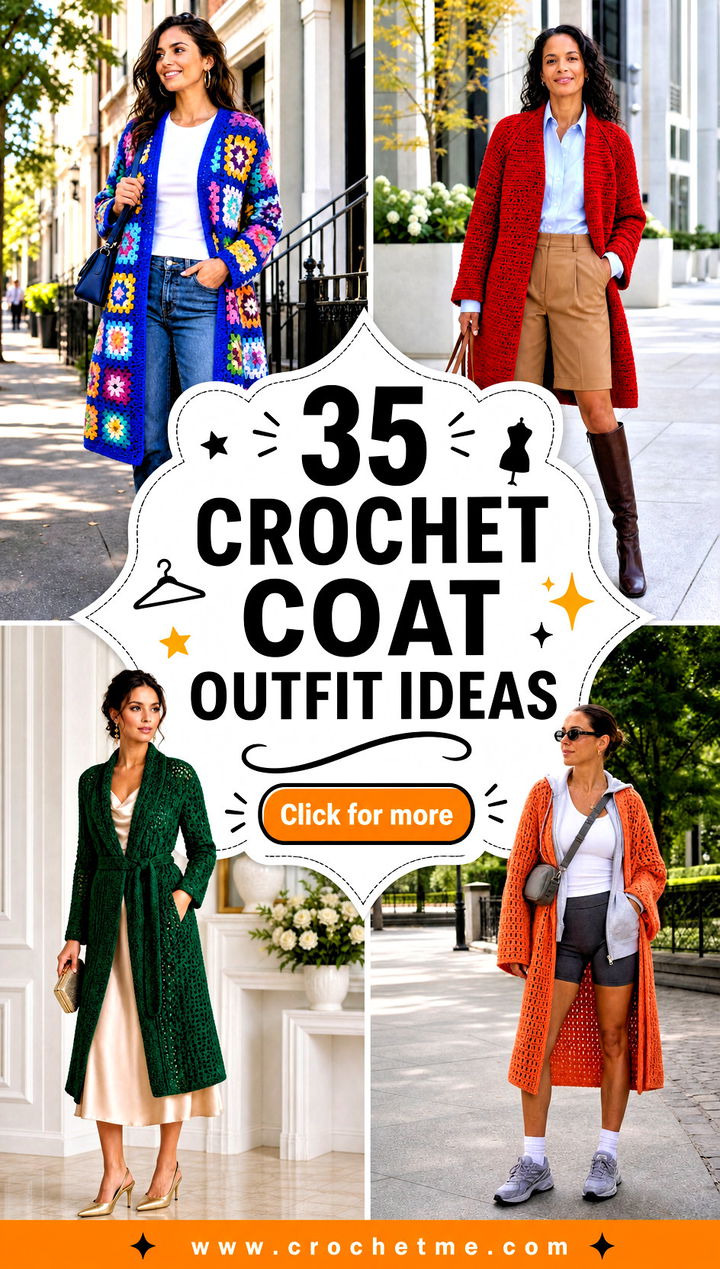 35 crochet coat outfit ideas - 35 crochet coat outfit ideas