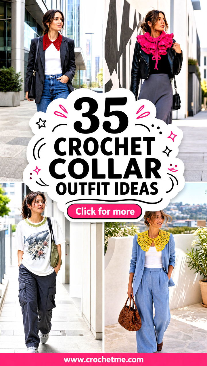 35 crochet collar outfit ideas - 35 crochet collar outfit ideas