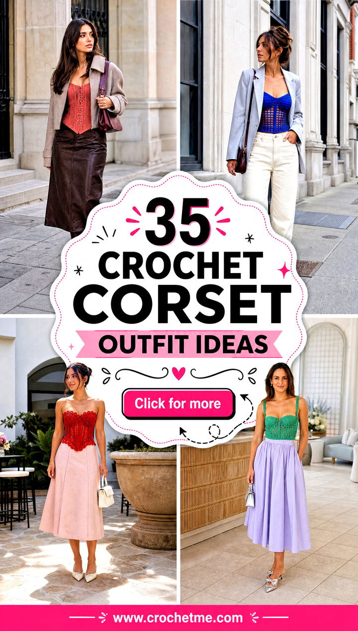 35 crochet corset outfit ideas - 35 crochet corset outfit ideas
