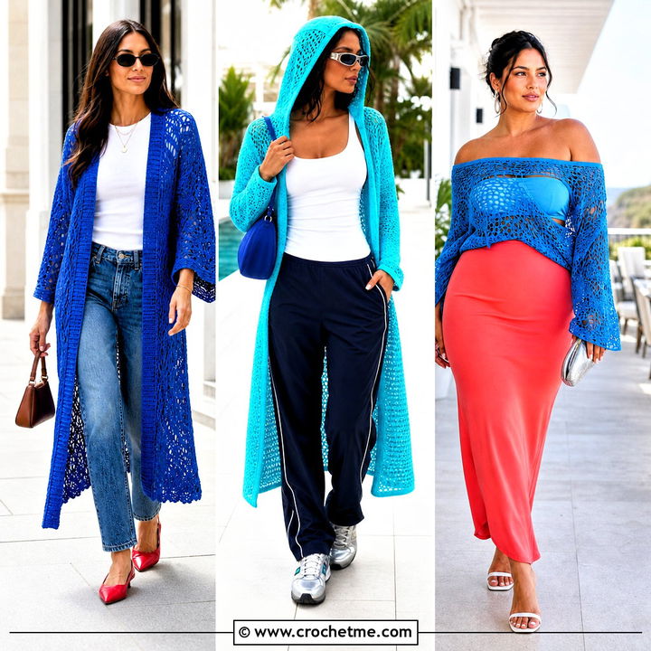 35 Crochet Coverup Outfit Ideas for Dreamy Vacation Style