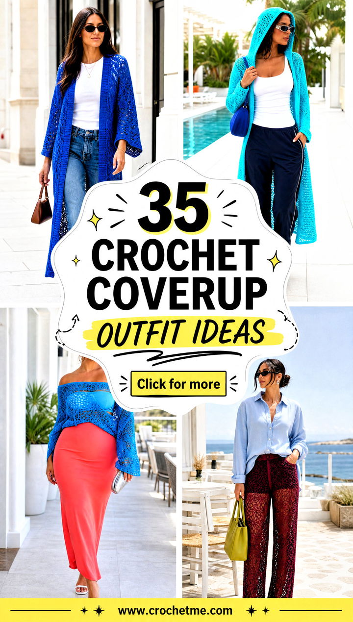 35 crochet coverup outfit ideas - 35 crochet coverup outfit ideas