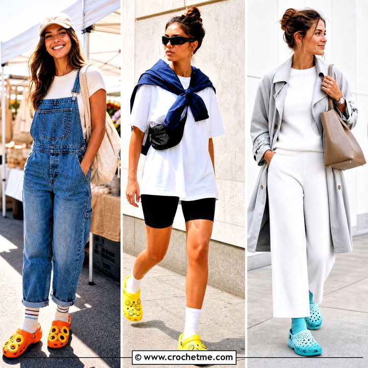 35 Crochet Crocs Shoes Outfit Ideas for Playful Summer Looks