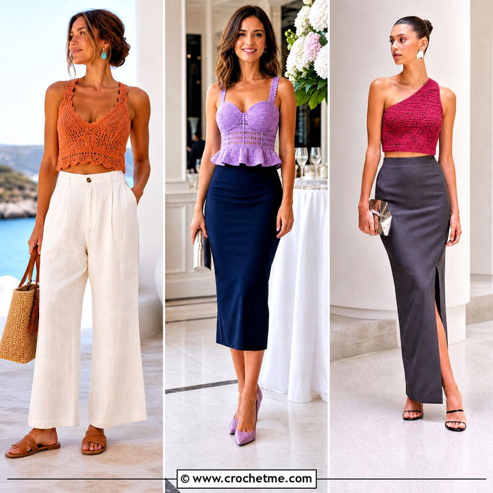 35 Crochet Crop Top Outfits Ideas for Fresh Summer Style