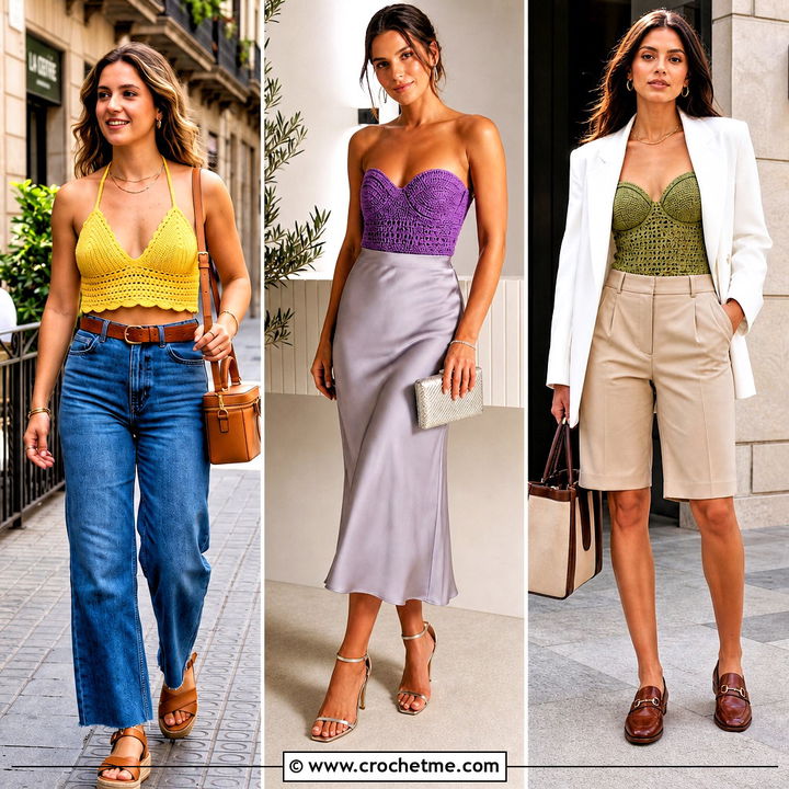 35 Crochet Cup Top Outfit Ideas for Effortless Summer Style