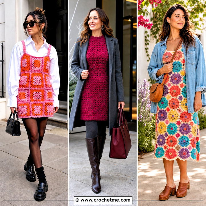 35 Crochet Dress Outfits Ideas for Chic Year-Round Style