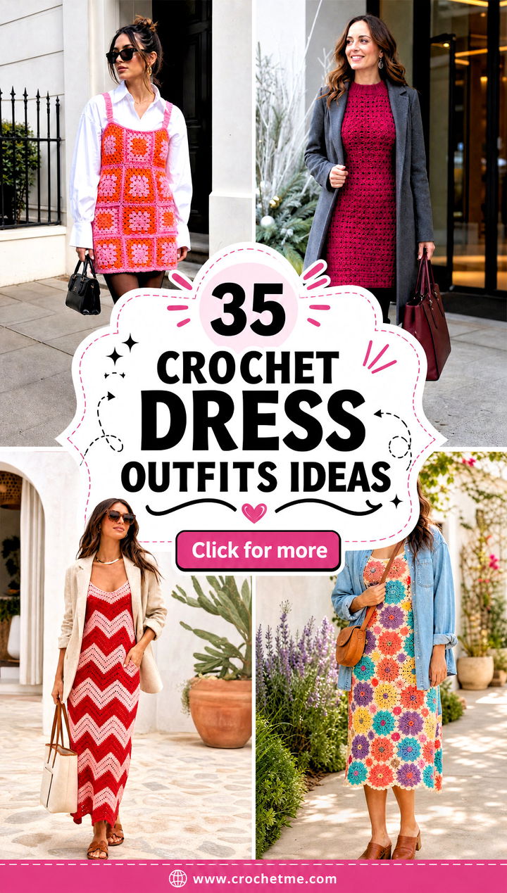 35 crochet dress outfits ideas - 35 crochet dress outfits ideas