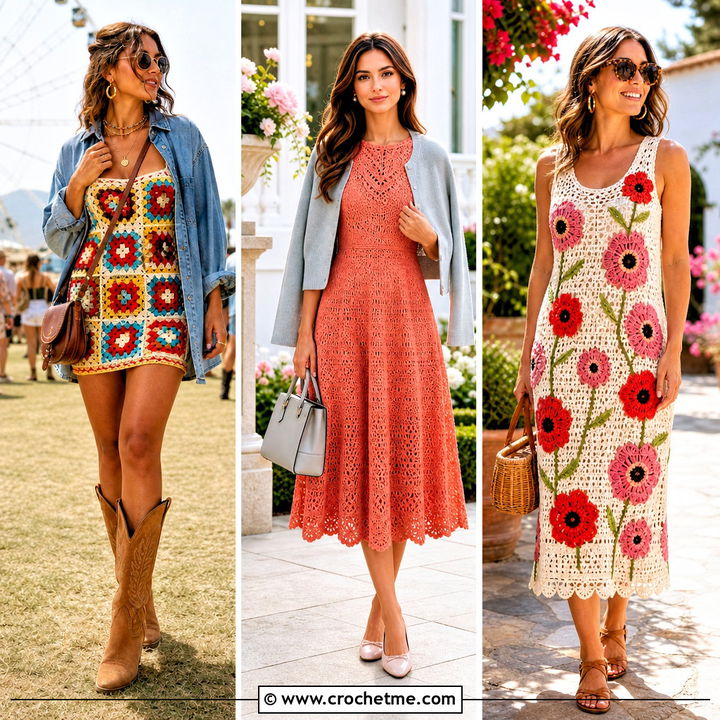 35 Crochet Dresses Outfit Ideas for Every Season and Occasion