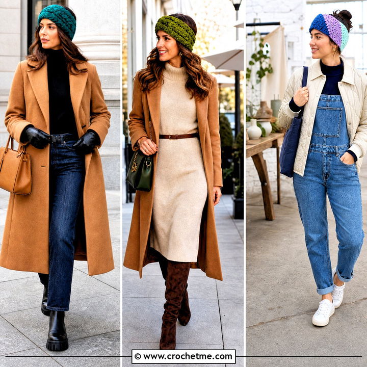 35 Crochet Earwarmer Outfit Ideas for Warm Winter Style