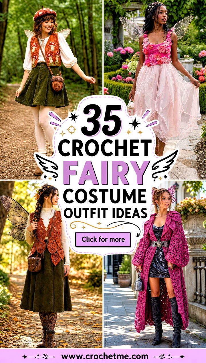 35 crochet fairy costume outfit ideas - 35 crochet fairy costume outfit ideas