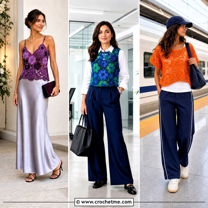 35 Crochet Floral Top Outfit Ideas for Fresh Spring Style