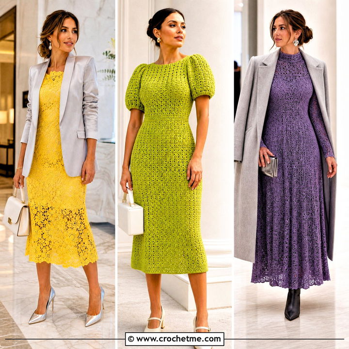 35 Crochet Formal Dress Outfit Ideas for Elegant Events