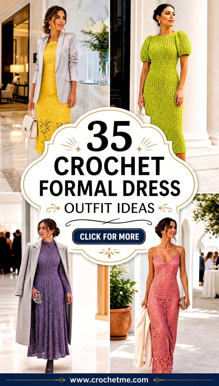 35 crochet formal dress outfit ideas - 35 crochet formal dress outfit ideas