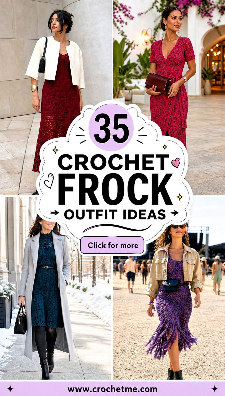 35 crochet frock outfit ideas - 35 crochet frock outfit ideas