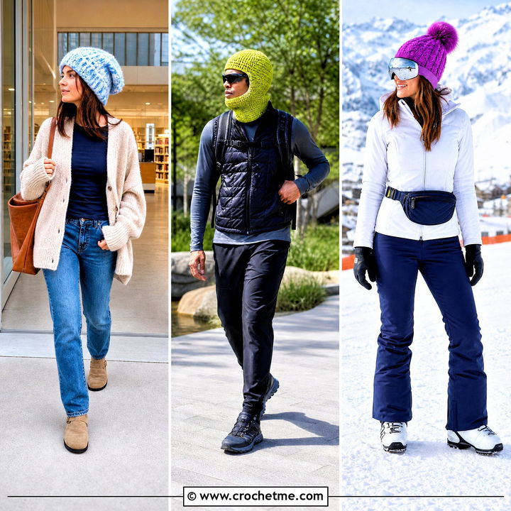 35 Crochet Fur Hat Outfit Ideas for Playful Winter Style