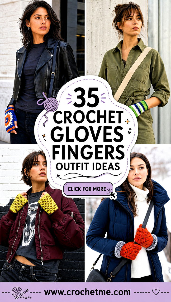35 crochet gloves fingers outfit ideas - 35 crochet gloves fingers outfit ideas