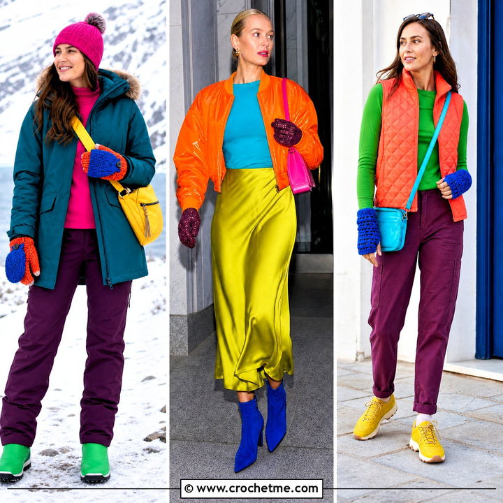 35 Crochet Gloves Outfit Ideas for Cozy Cold-Weather Style