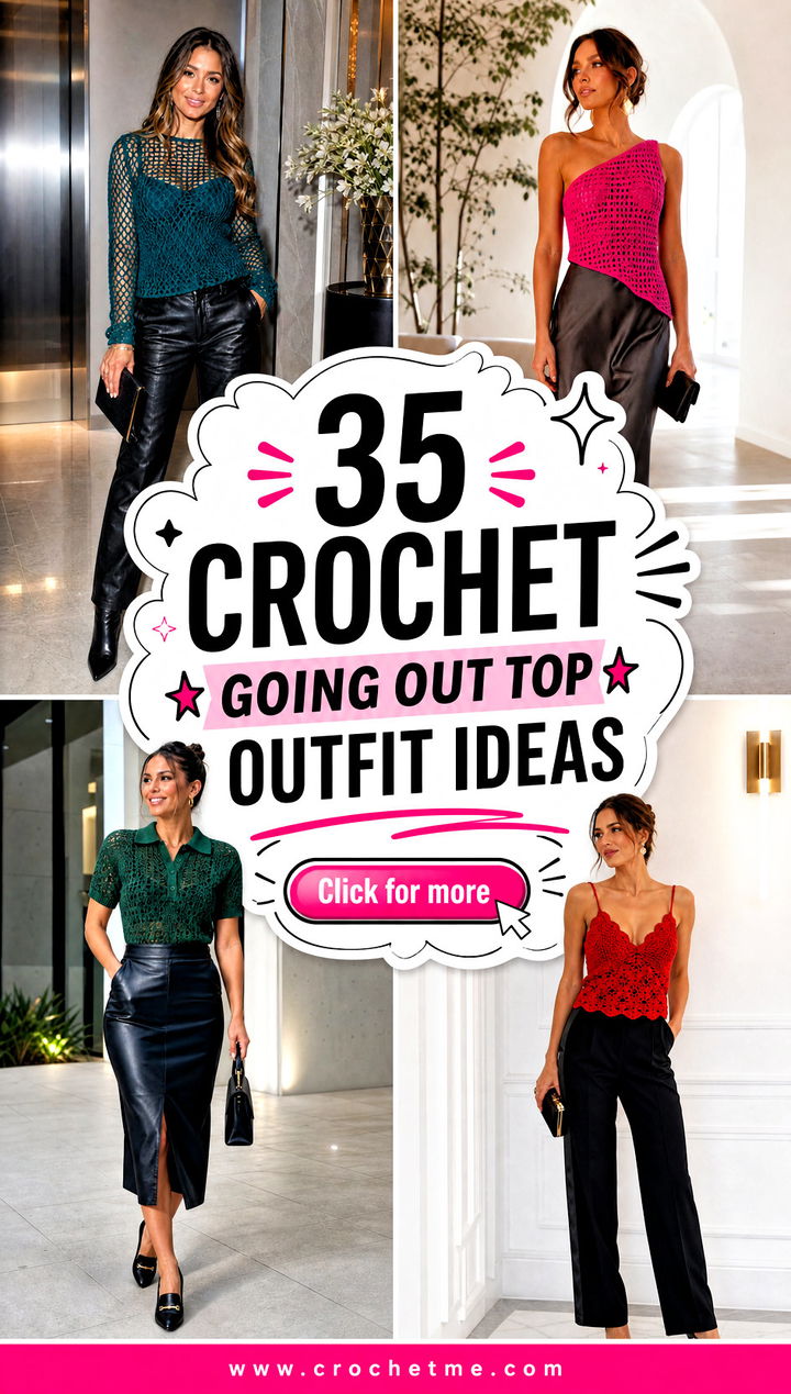 35 crochet going out top outfit ideas - 35 crochet going out top outfit ideas