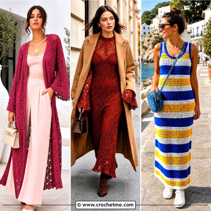 35 Crochet Gown for Ladies Outfit Ideas for Elegant Events