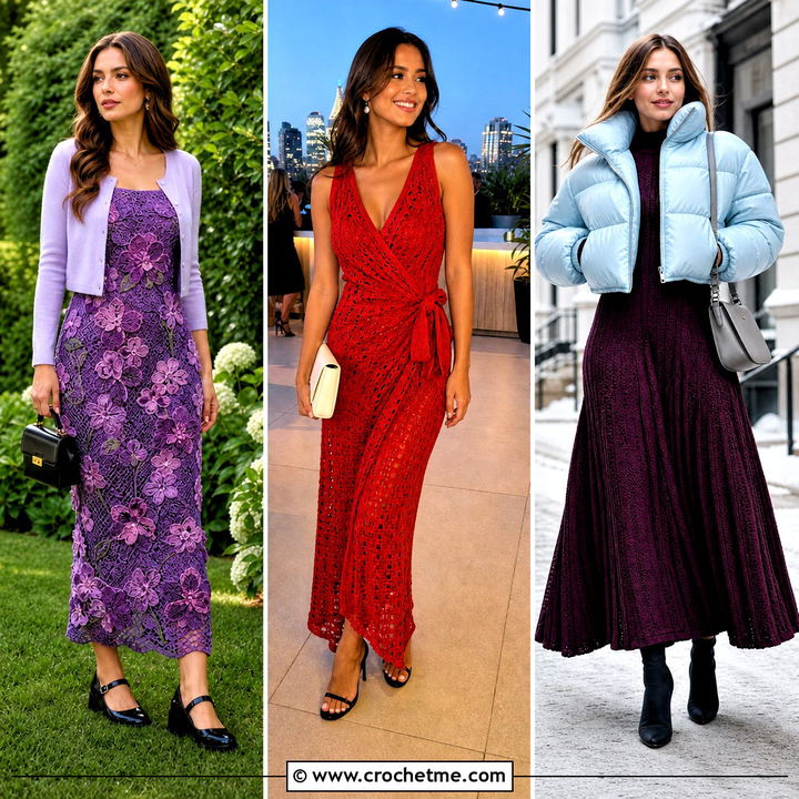 35 Crochet Gown Outfit Ideas for Elegant Special Events
