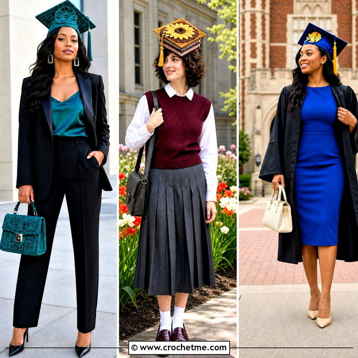 35 crochet graduation cap outfit ideas