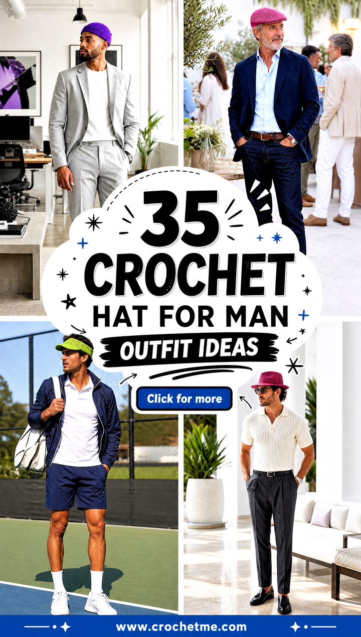 35 crochet hat for man outfit ideas - 35 crochet hat for man outfit ideas
