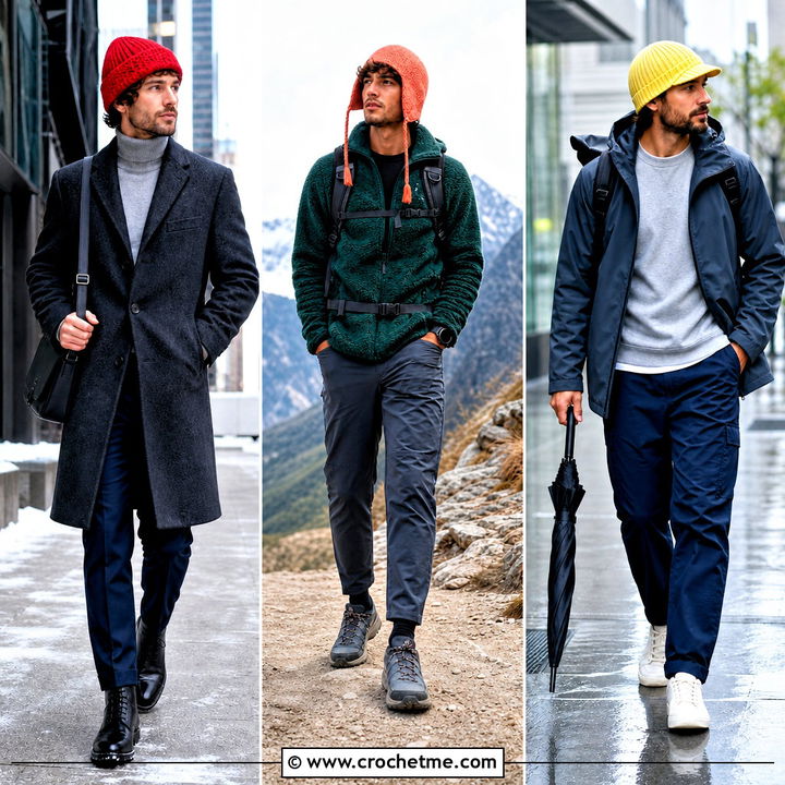35 Crochet Hat for Men Outfit Ideas for Fresh Winter Style