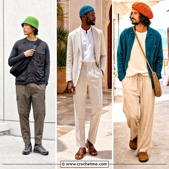 35 Crochet Hats Men Outfit Ideas for Fresh, Easy Winter Style