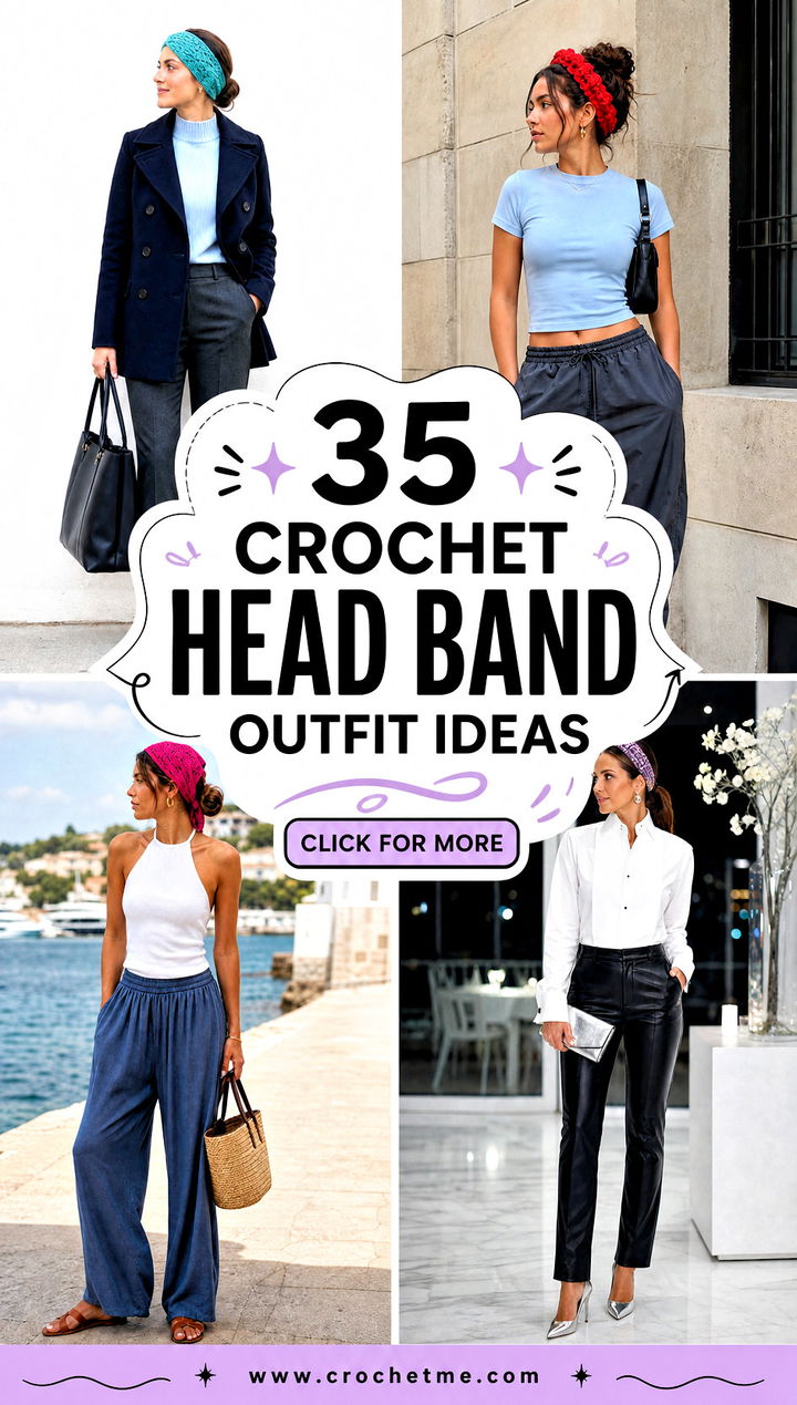 35 crochet head band outfit ideas - 35 crochet head band outfit ideas